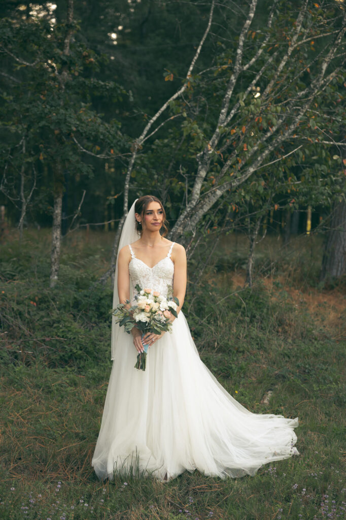 bridal portraits at oregon wedding