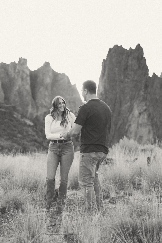 elegant engagement photographer in bend oregon