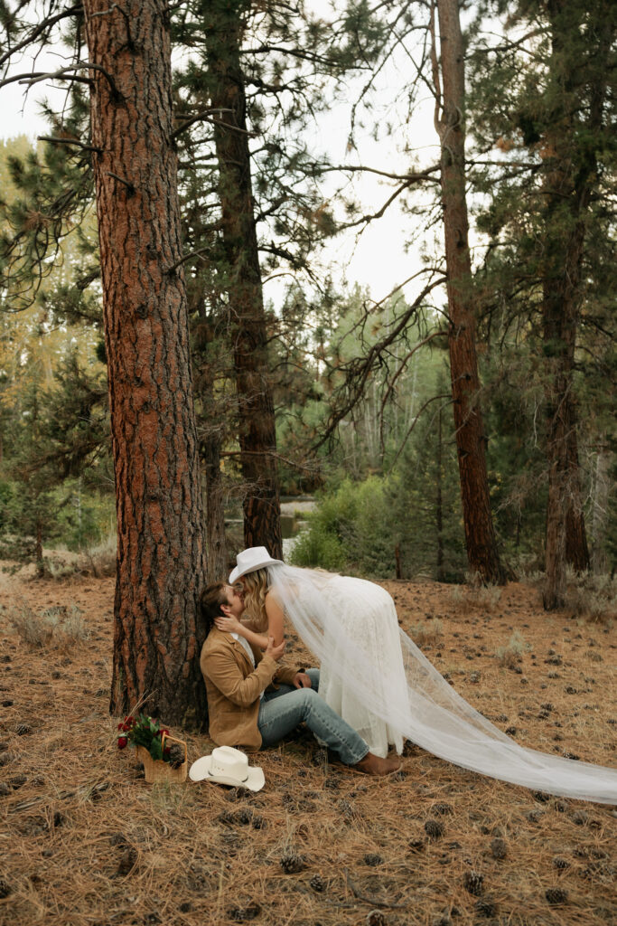 high desert wedding portraits