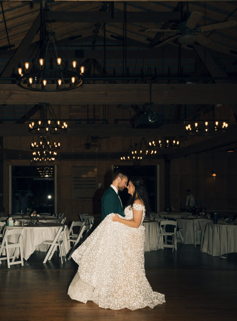 final private dance for wedding couple at florida destination wedding