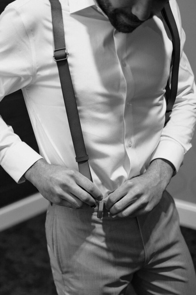 groom getting ready